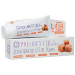 Президент детская 0-3 зубная паста-гель 30мл со вкусом карамели